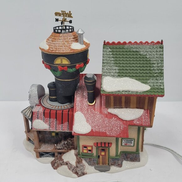 Department 56 North Pole Series Toot's Model Train Mfg. 25th Anniversary - Picture 3 of 14